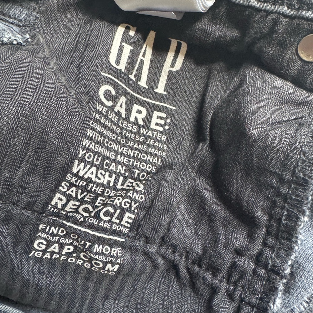 GAP Women's Skinny Jeans in Charcoal Gray - Picture 6 of 7